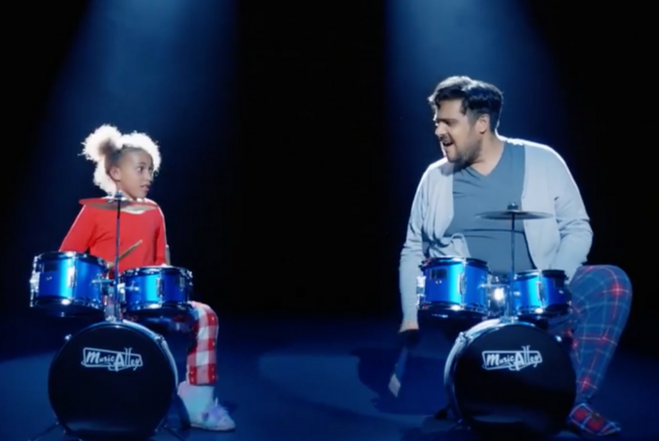 Argos Christmas Advert – Staring role one of our drummers